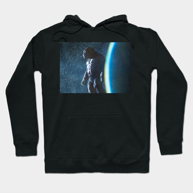 Kong in the Rain Hoodie by Mikes Monsters